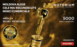 Молдова выбирает признанные торговые знаки в конкурсе Notorium Trademark Awards 2022