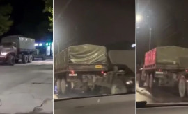 Unități de tehnică militară observate noaptea trecută pe străzile capitalei Precizările autorităților