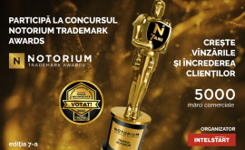Avantajele participării la concursul mărcilor recunoscute Notorium Trademark Awards 2022