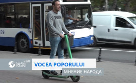 Ce părere au moldovenii despre trotinetele electrice de pe străzile capitalei