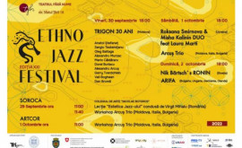 Artiști din opt țări vor participa la cea dea XXIa ediție a Festivalului ETHNO JAZZ