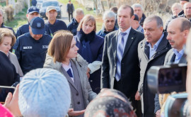 Sandu promite despăgubiri pentru locuitorii din Naslavcea a căror case au fost avariate