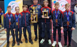 Sportivii moldoveni au cîștigat aurul la Campionatul European de Taekwondo pentru Copii