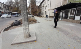 Cum decurg lucrările de reparație a trotuarelor din sectorul Rîșcani al capitalei