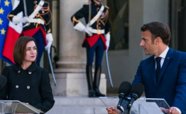 Macron anunță un sprijin financiar de 100 de milioane de euro pentru RMoldova