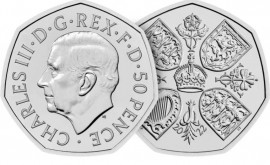 Primele monede cu portretul oficial al regelui Charles al IIIlea intră în circulaţie în Marea Britanie