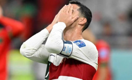 Криштиану Роналду расплакался после матча с Марокко