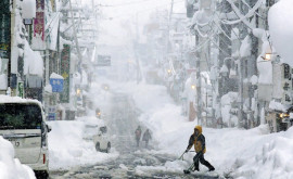 В Японии отмечены рекордные снегопады