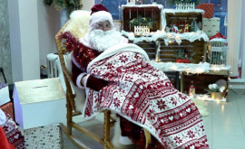 В Сынжерее впервые открылся домик Деда Мороза