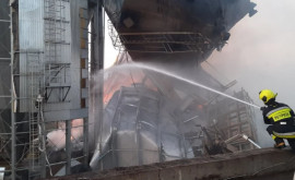 Operatorul Portului Internațional Giurgiulești a venit cu o reacție după incendiul la un rezervor