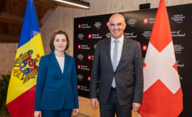 О чем говорили в Давоссе президенты Молдовы и Швейцарии 