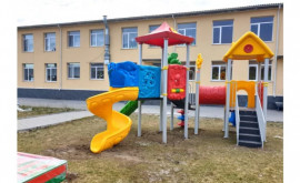 В рамках программы Европейское село обустроена детская площадка