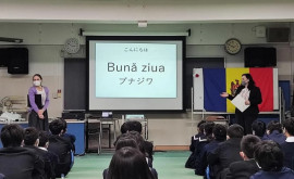 Учащиеся одного из японских лицеев познакомились с обычаями и культурой Республики Молдова