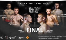 Seară de box grandioasă în Moldova Finala Wise Boxing Grand Prix