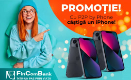 Promoție Câștigă un iPhone cu P2P by Phone de la FinComBank