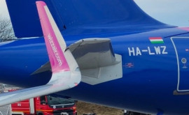 Două avioane Wizz Air sau lovit pe un aeroport din România