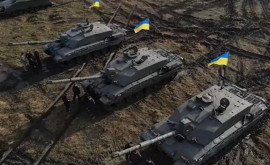 Ucraina a primit tancuri Challenger din Marea Britanie 