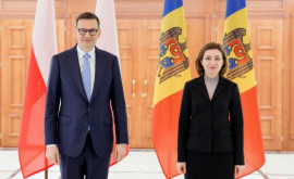 Maia Sandu sa întîlnit cu Premierul polonez Mateusz Morawiecki