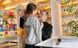 Vlad Filat a revenit la școală alături de de fiica sa Ekaterina