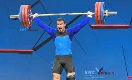 Halterofilul Marin Robu a revenit cu medalie de la Campionatul European