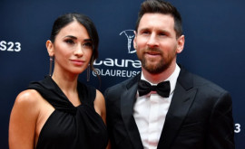 Leo Messi alături de soția sa la Gala Laureus