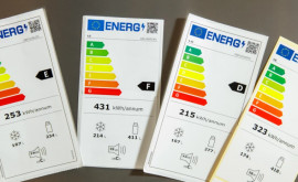 Electrocasnicele comercializate în R Moldova vor avea obligatoriu etichete energetice