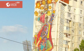 La Chișinău a apărut o nouă pictură murală 