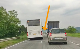 Водитель автобуса рейса КишиневБухарест поставил под угрозу жизнь пассажиров