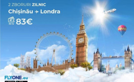 FLYONE anunță 2 zboruri zilnice spre Londra
