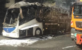 Sa aflat cui aparține autocarul cu moldoveni care a luat foc în Austria