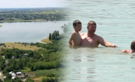 Moldovenii își petrec weekendurile pe malul lacului de acumulare din Costești
