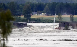 Изза наводнений в Норвегии частично прорвало плотину на электростанции