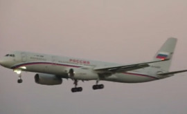 Un avion al Federației Ruse a aterizat pe Aeroportul din Chișinău