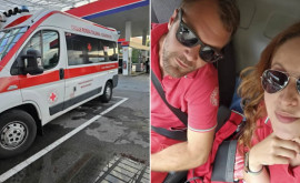 Doi voluntari au adus un pacient cu ambulanța din Italia în Moldova