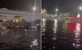 Aeroportul din Frankfurt inundat Zeci de zboruri au fost anulate
