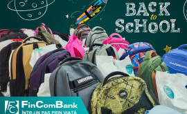 FinComBank oferă sprijin înainte de noul an școlar prin campania Donează un Ghiozdan Norocos