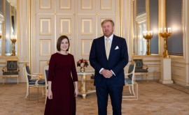 Maia Sandu a discutat cu Regele WillemAlexander al Țărilor de Jos