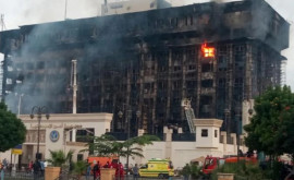 Incendiu uriaș la o clădire a poliției din Egipt