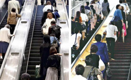 Запрет в японском городе что нельзя делать на эскалаторах