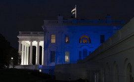 Casa Albă iluminată în culorile drapelului Israelului în semn de solidaritate