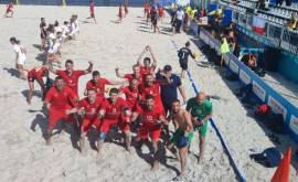 Naționala Moldovei de fotbal pe plajă ascensiune în clasamentul mondial