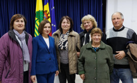 Maia Sandu a vizitat comuna Trușeni municipiul Chișinău