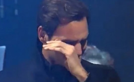 Roger Federer în lacrimi la un concert al lui Andrea Bocelli 