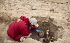 В Перу нашли пять тысячелетних мумий в том числе детей и лестницу