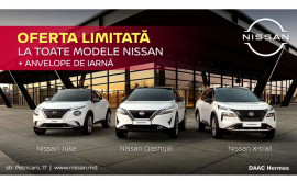 Ofertă specială de la showroomul Nissan reduceri de până la 3000 și cadou Garantat
