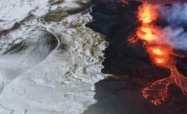 Извержение вулкана в Исландии ослабевает