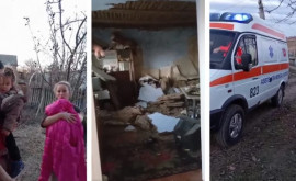Podul din lut al unei case din Căușeni a căzut peste minori Au intervenit de urgență medicii