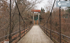 Мост влюбленных или Тёщин мост в кишиневском парке Тогда и сейчас