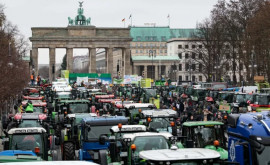 Забастовка фермеров в Германии дороги перекрыты и движение затруднено