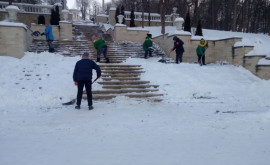 Муниципальные службы продолжают расчистку территории столицы от снега